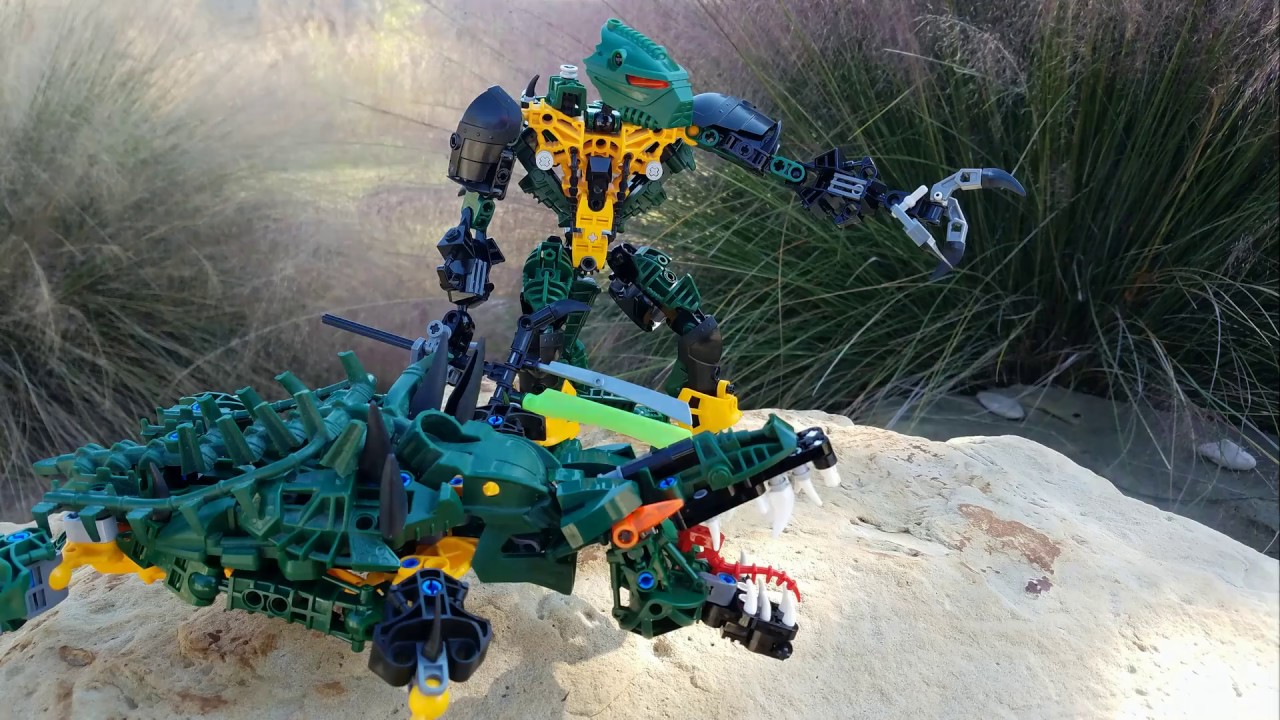 Bionicle M.O.C. Revamp - Jurjia, the Swordsman/Crocodile (V2)