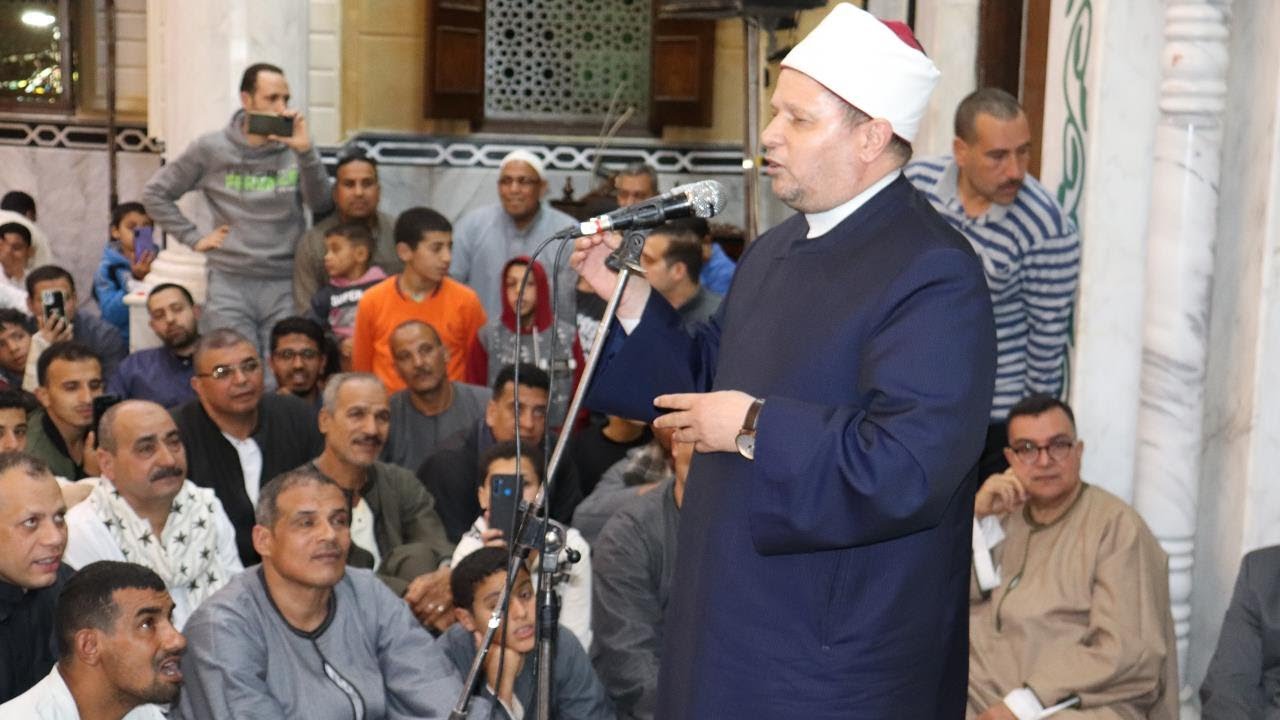كلمة فضيلة الدكتور الشحات العزازي إفتتاح المسجد الكبير صراوة أشمون منوفية 2023/3/24