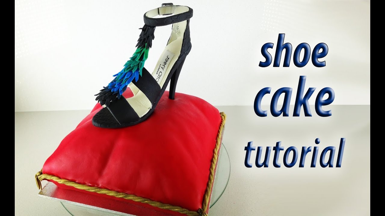 Stiletto Shoe Cake Tutorial Fondant Pillow Cake HOW TO COOK THAT Ann Reardon Cake Decorating