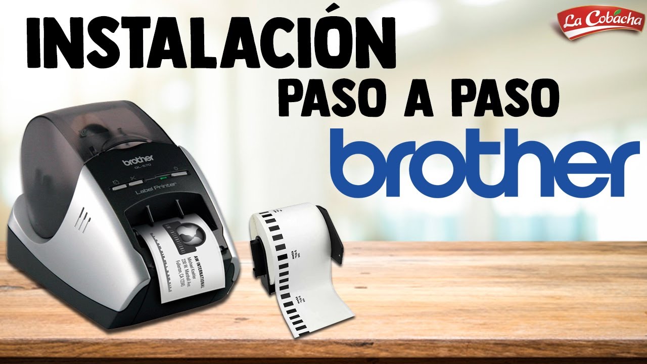 IMPRESORA BROTHER QL ETIQUETAS ADHESIVAS TUTORIAL DE INSTALACION-COMERCIAL LA COBACHA QUITO-ECUADOR