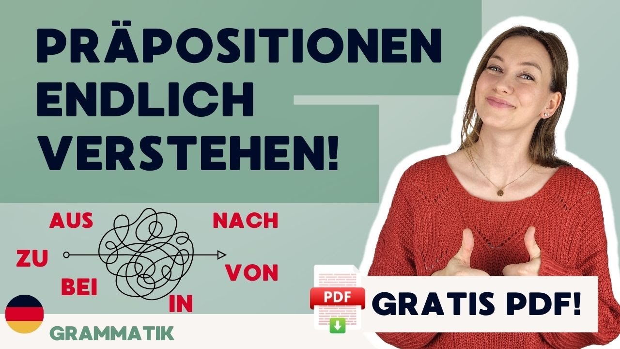 Lokale Präpositionen endlich verstehen! | zu, nach, bei, in, aus,... | Übersicht und kostenloses PDF
