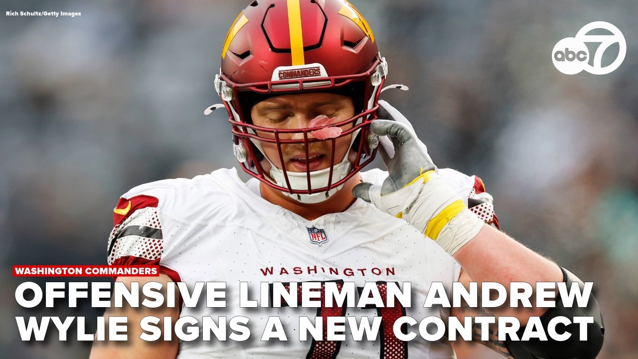 Offensive lineman Andrew Wylie signs a new contract to stay in Washington