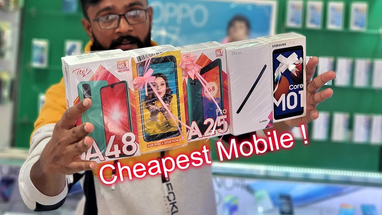 I bought 5 Cheapest Smartphones ! #SASTA