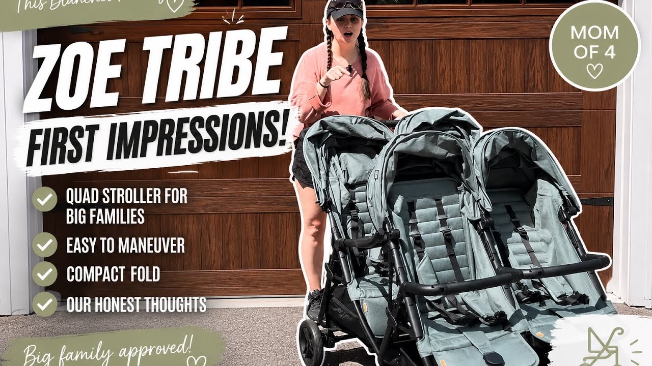 Zoe Tribe | Unboxing | Promo Link | Stroller for 4!