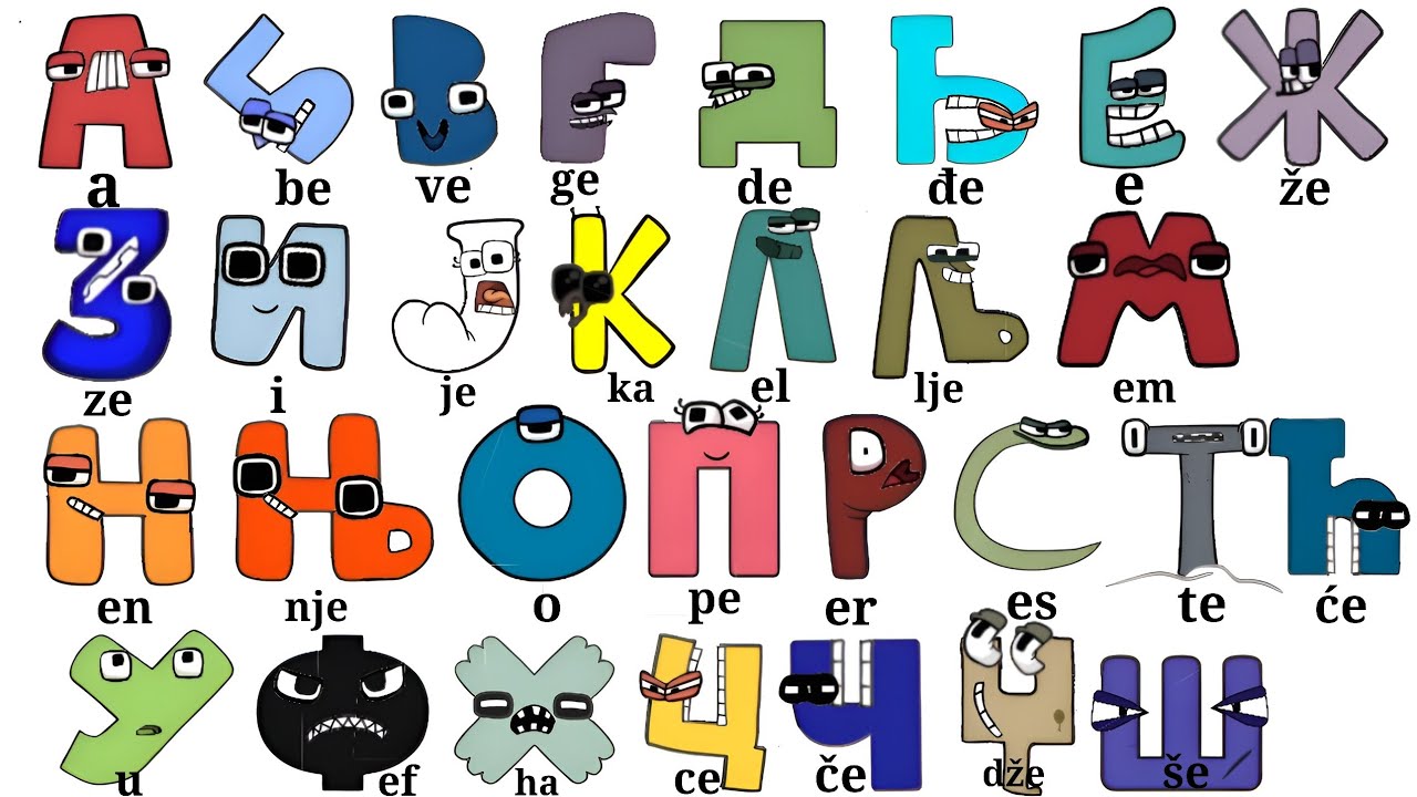 Alphabet lore song different language compilation 