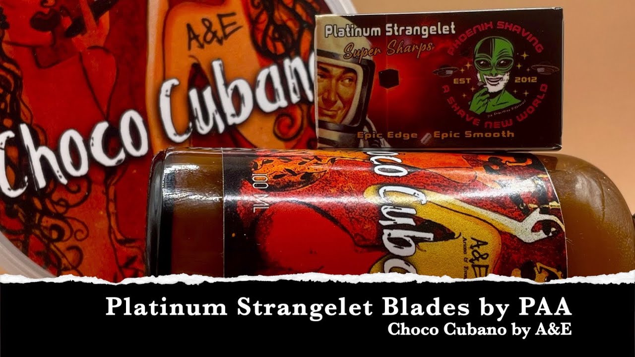 Platinum Strangelet by Phoenix Artisan Accoutrements & Choco Cubano by A&E - Παραδοσιακό Ξύρισμα