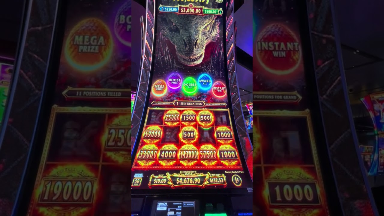 ALL 5 WON !! HOUSE OF THE DRAGON Slot Machine INSANE JACKPOT LAS VEGAS ARIA