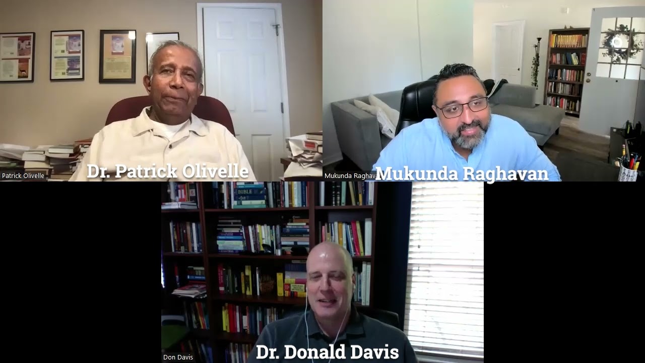 Understanding the Dharma Shastras: A Conversation with Dr. Patrick Olivelle and Dr. Donald Davis