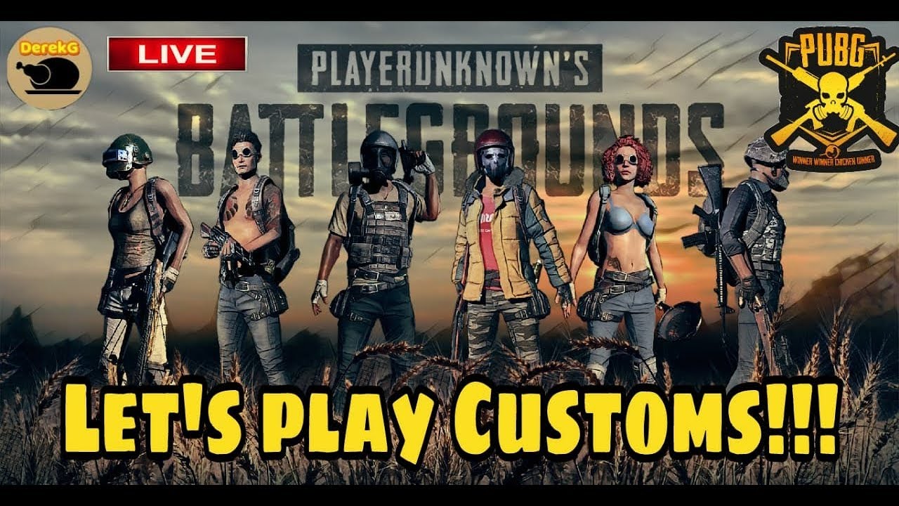 PUBG Mobile ADVANCED Custom Rooms with DerekG - Play NOW!!
