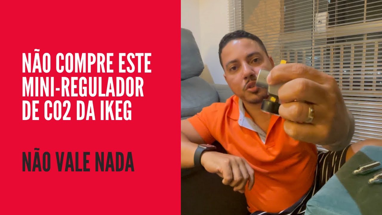 Mini-regulador de CO2 da IKEG com vazamento