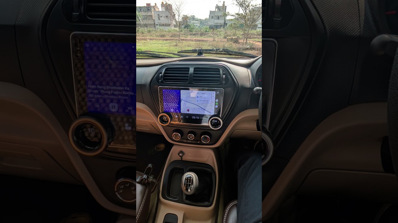 10.1 inch diamond 2k carplay  fitted for Mahindra TUV 300.