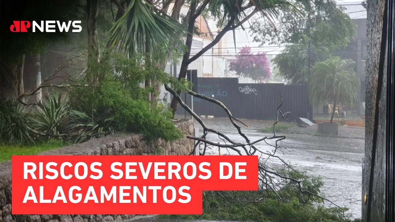 Previsão do Tempo: Inmet emite alerta vermelho de 