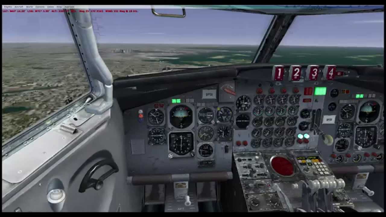 Captain Sim 707 / CIVA INS Tutorial - KPHL-KBOS