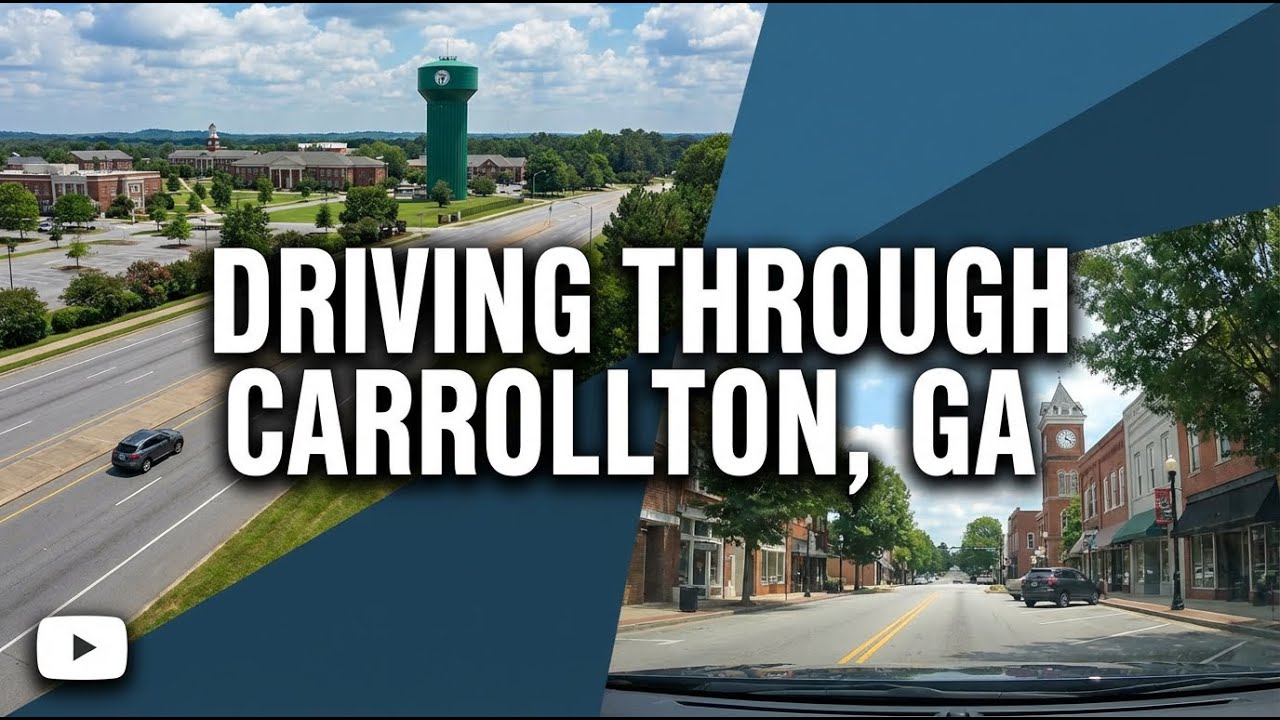 Driving through Carrollton, Georgia