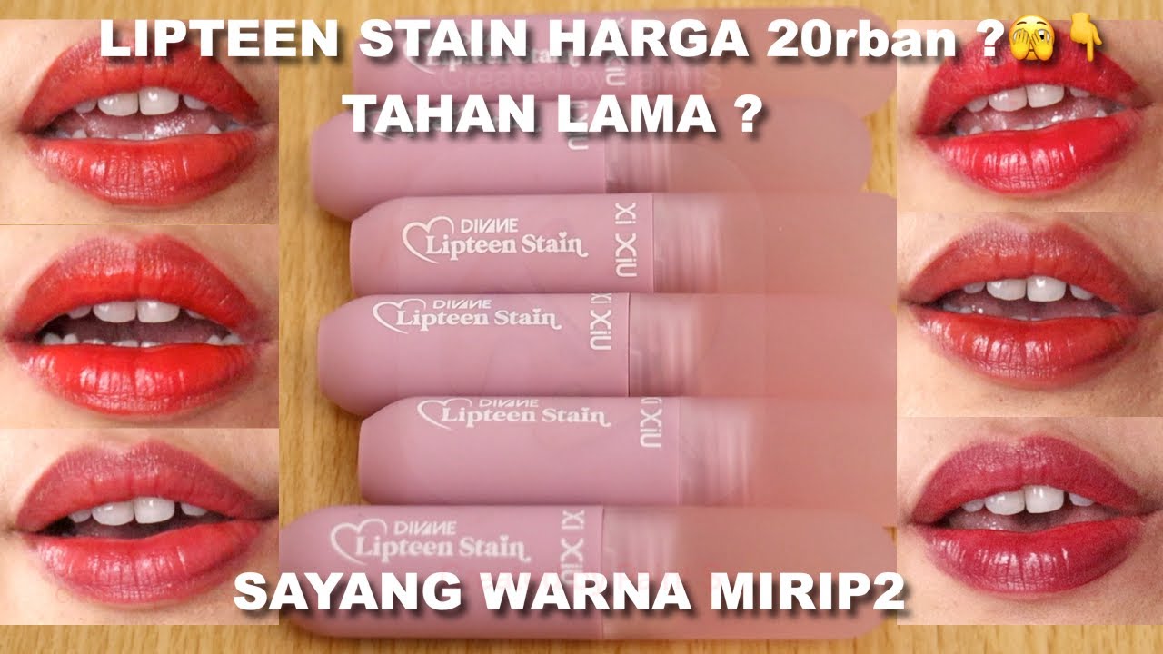 XI XIU DIVINE LIPTEEN STAIN REVIEW + TEST KETAHANAN  | HARGANYA 20.000AN AJA🫣 | Maria Soelisty