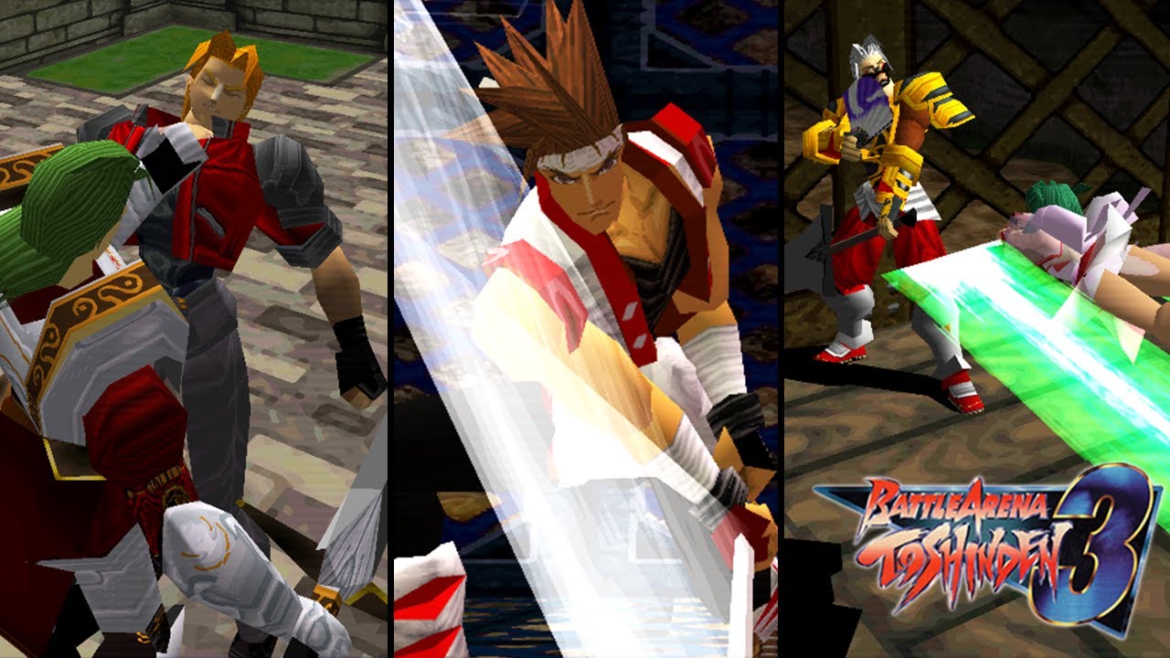 Battle Arena Toshinden 3 - Throws, Reversal and Wall Attacks