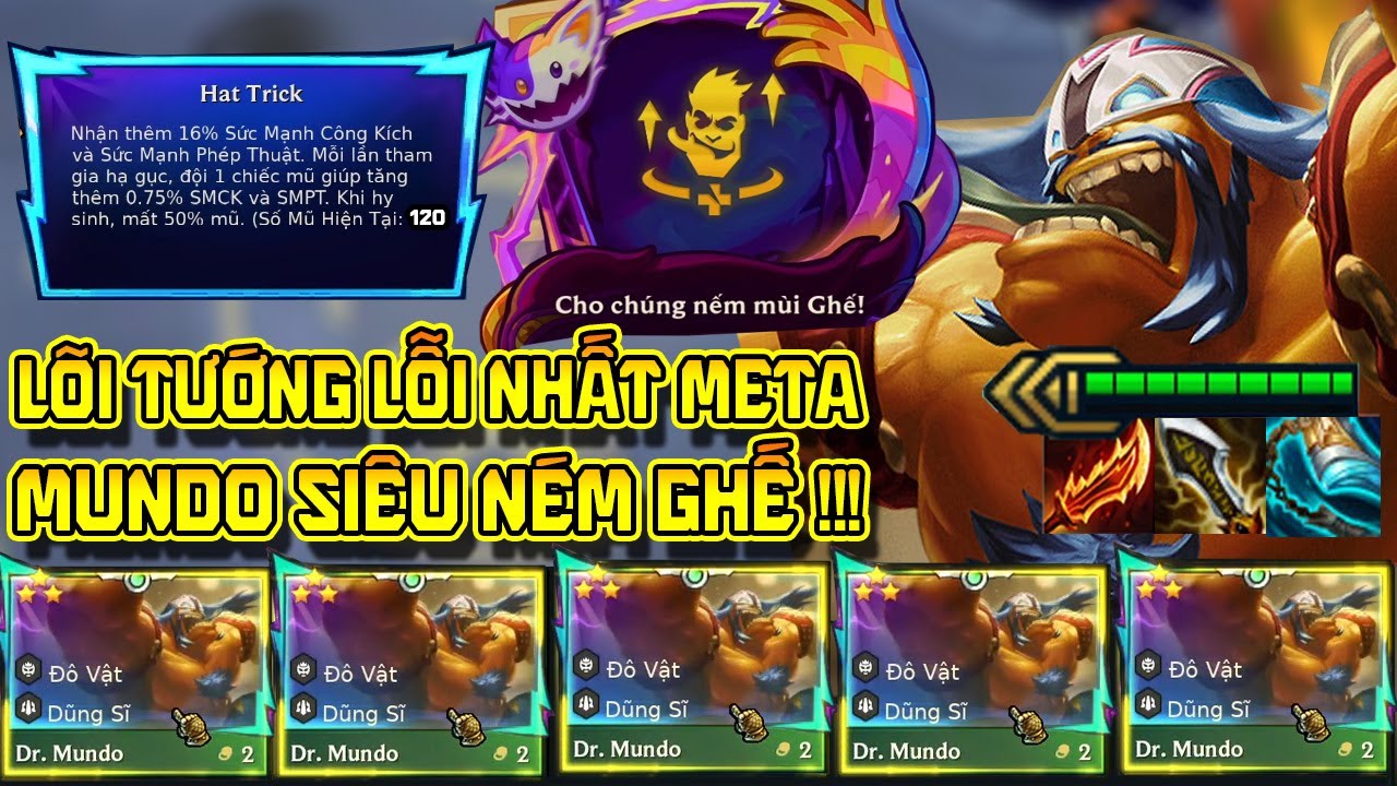 TỈ LỆ VÀO TOP LÀ 96,69% VỚI LÕI TƯỚNG NÀY?? MUNDO NÉM GHẾ THẤY LÀ PICK ĐỂ LEO RANK!
