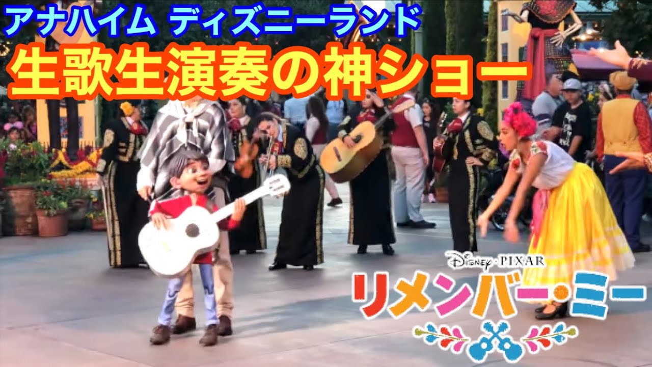 【金ロー記念】アナハイムのリメンバー・ミーの神ショー【A musical Celebration of coco】