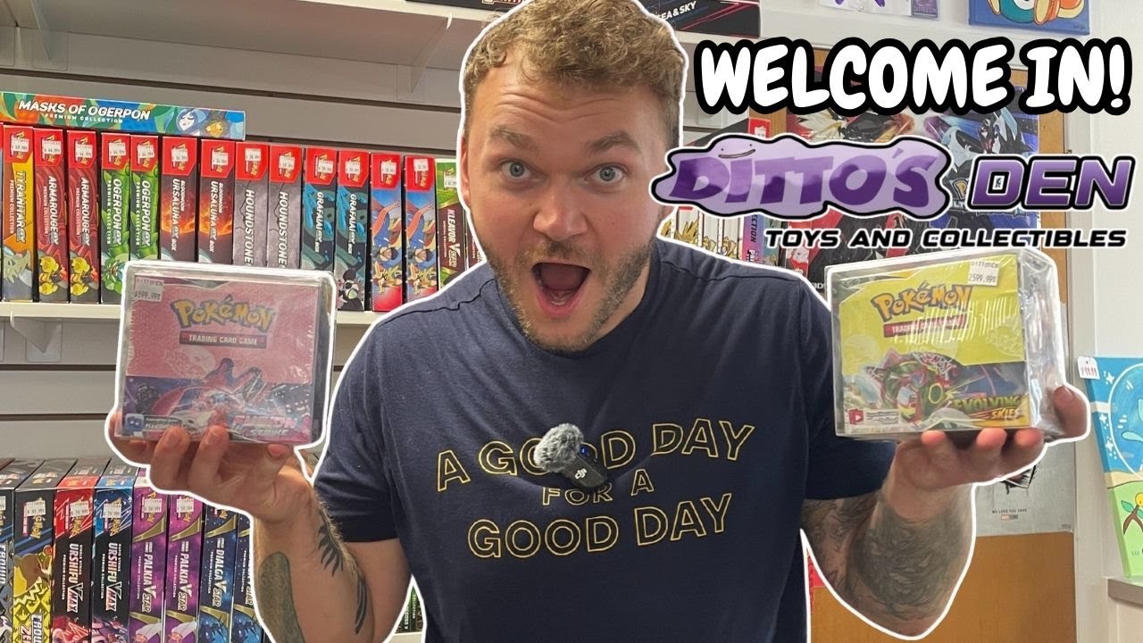 WELCOME IN TO DITTO'S DEN! Pokemon Hobby Shop POV