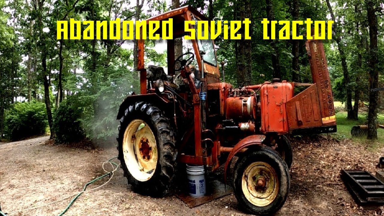 Reviving an abandoned Soviet era Belarus tractor
