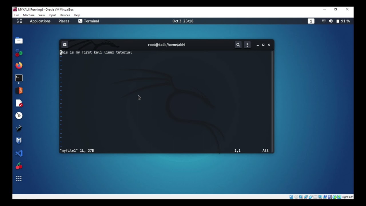 LINUX BASIC TO ADVANCE ||PART-3|| kali linux totorial 2021||text editors in kali linux