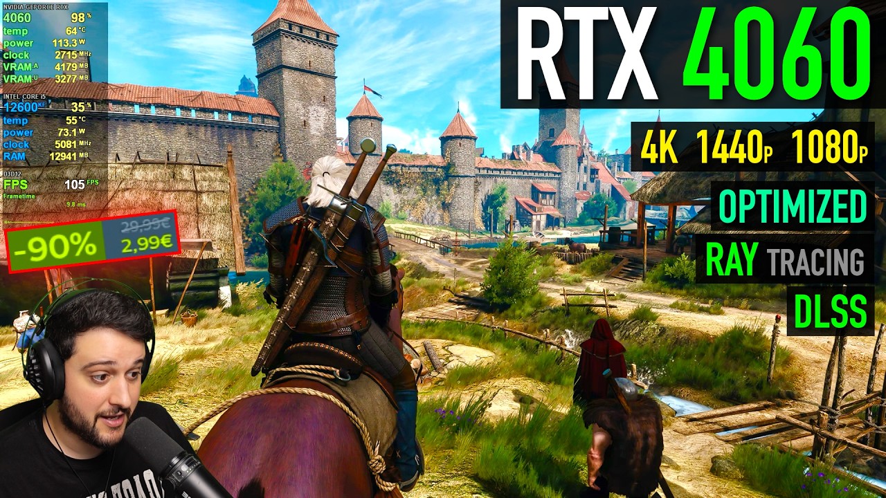 RTX 4060 - The Witcher 3 - Probably the Best Steam Summer Sale Deal!