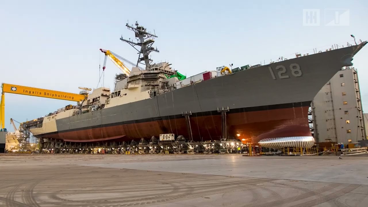 Ingalls Shipbuilding | Ted Stevens (DDG 128) Translation & Launch