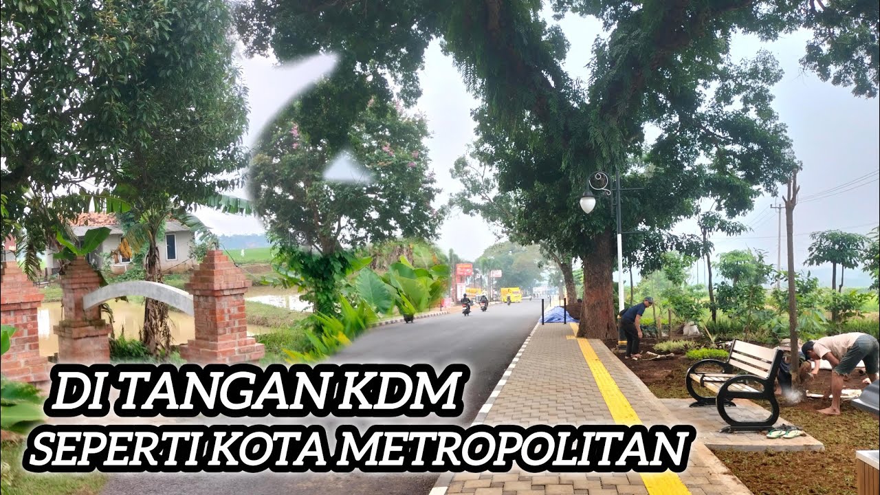 Viral berkat kdm !! Berubah secara tiba tiba langsung seperti jalan nasional kota besar