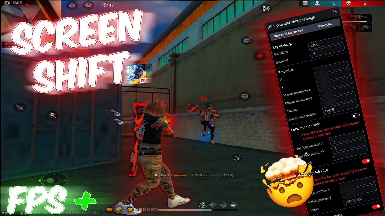 واخيرا اخيرا طريقه سكرين شيفت بدون تطبيق خارجي | FREE FIRE SCREEN SHIFT