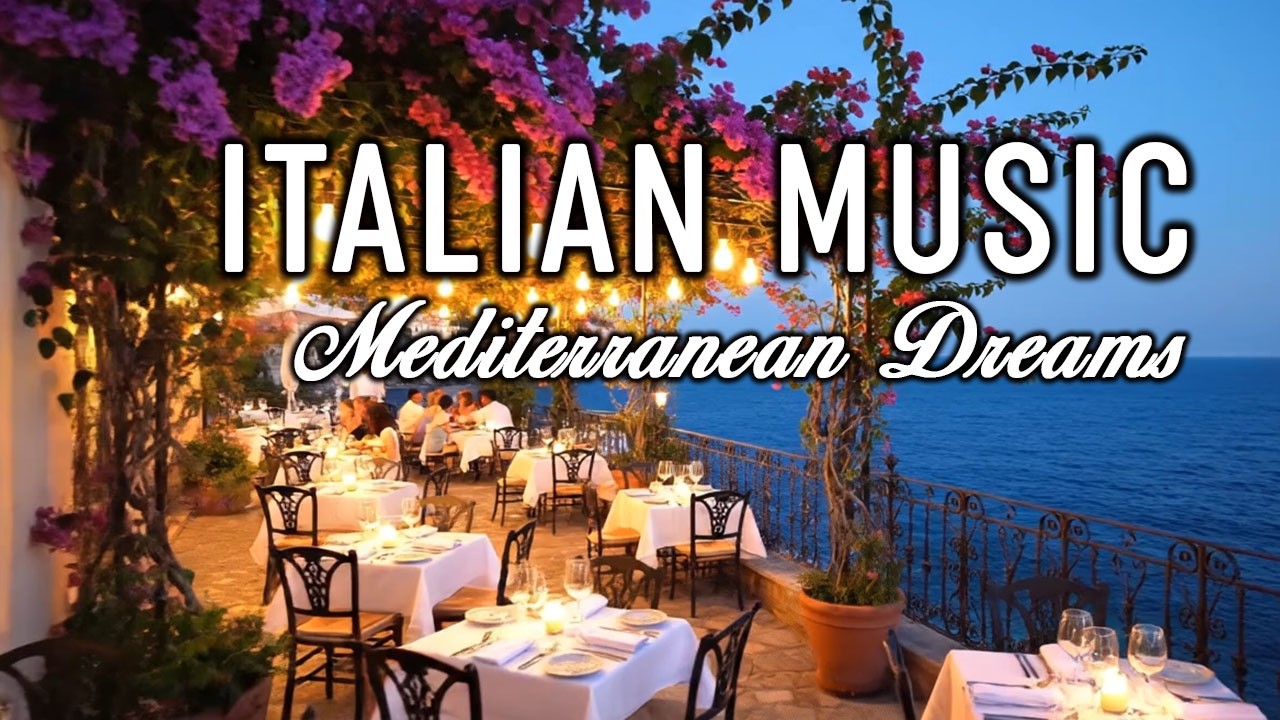 🎶 Italian Vibes & Mediterranean Music 🎶 2+ Hours Scenic Amalfi Coast & Lake Como Relaxation 4K