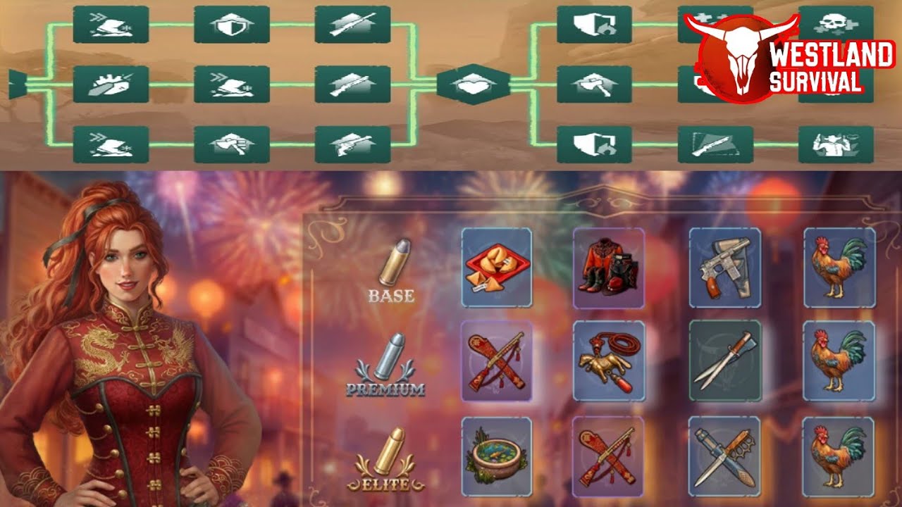 Westland Survival Yeni Ay Yılı Battle Pass🪭  - Yetenek AĞAÇLARI en faydalı Bonusları ✅