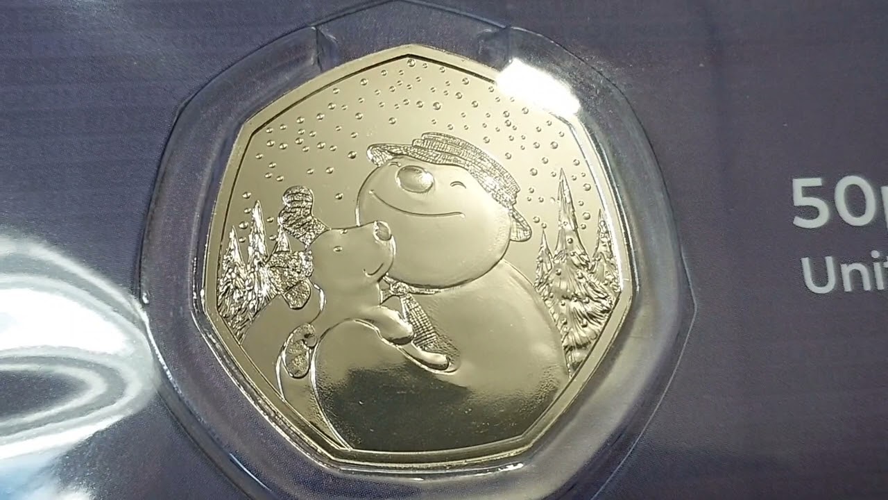 2022 SNOWMAN 50p Coin VALUE + REVIEW