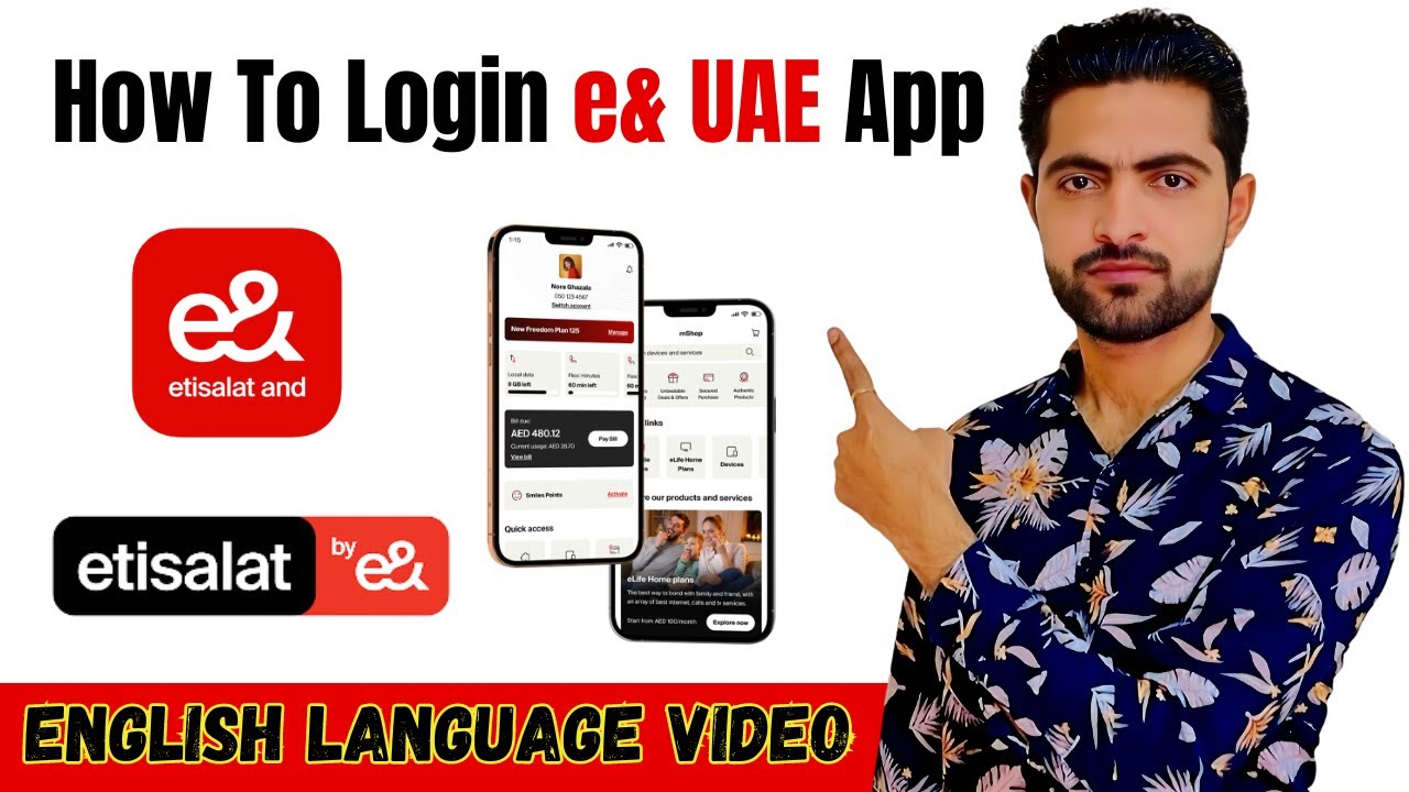 How to Log in to E& UAE (Etisalat) Mobile App