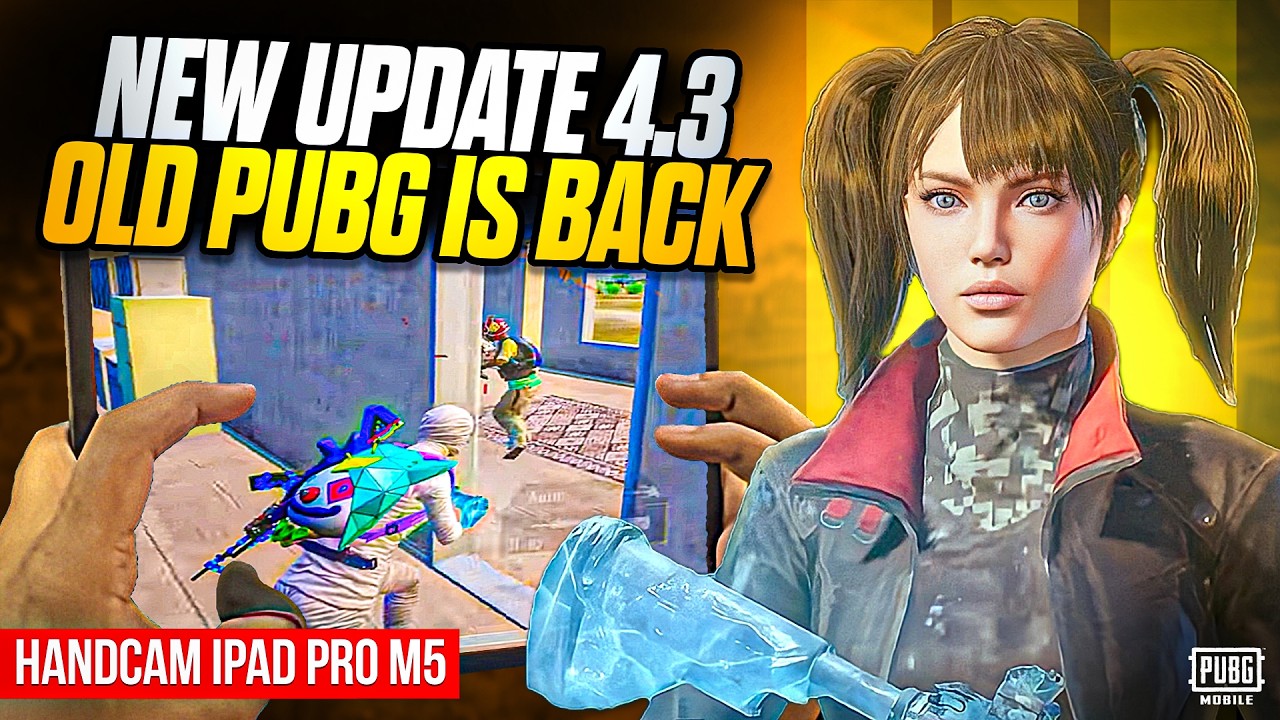 iPad Pro m5 😍 PUBG HANDCAM Smooth + 120 FPS 🔥 pubg test / Gameplay/ Best sensitivity