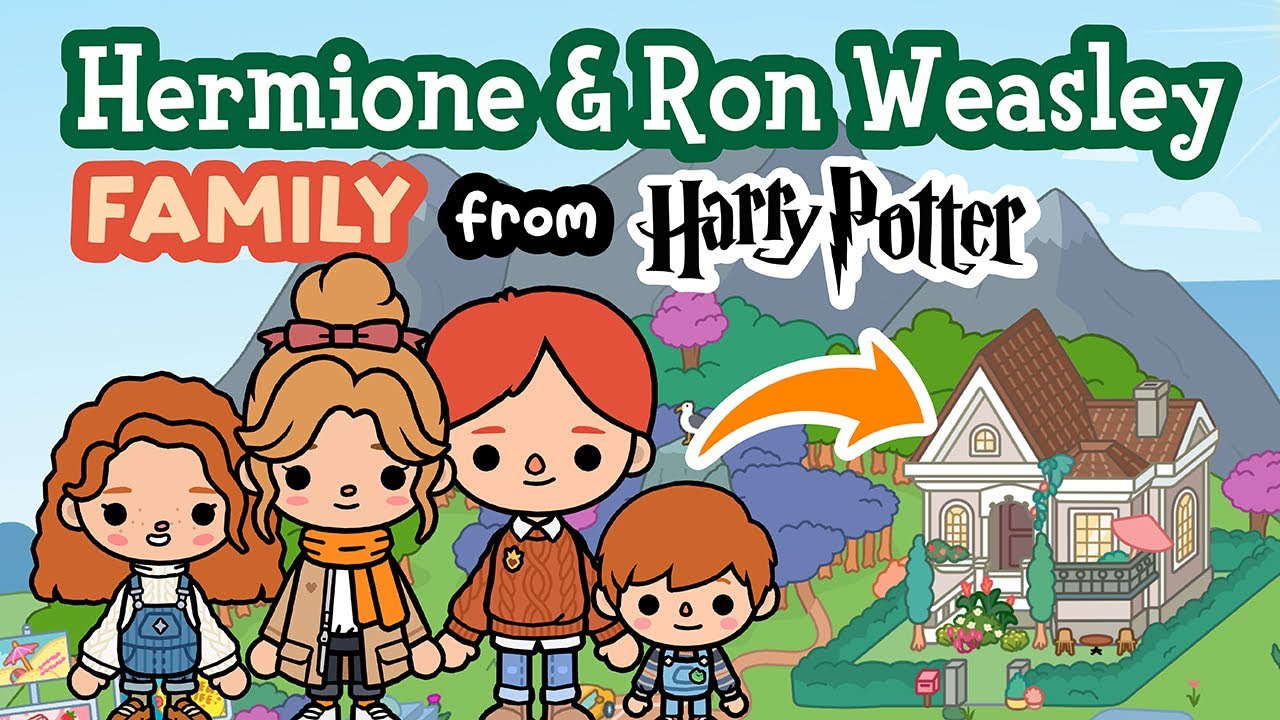 Hermione Granger Ron Weasley from Harry Potter Family House not FREE TOCA BOCA WORLD Home Ideas