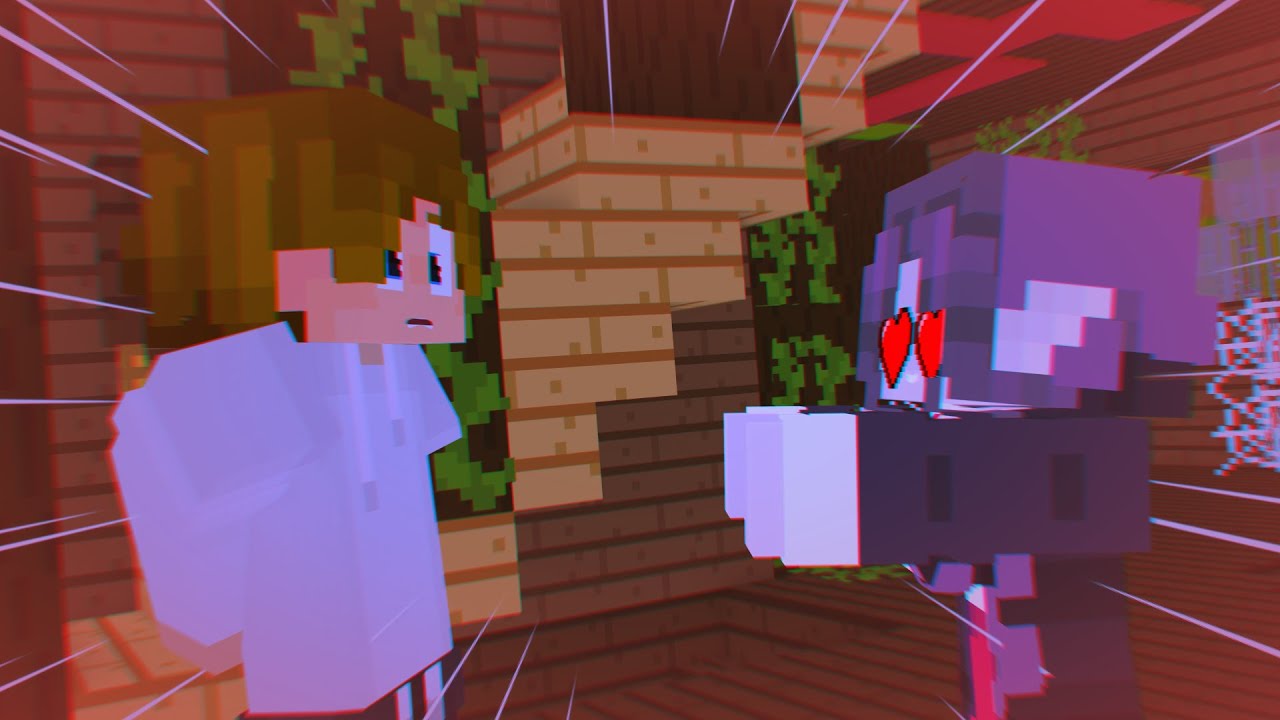 Vampire girl love for Max ❤ |Minecraft Animation Max and Vampire Girl | Max and Rita