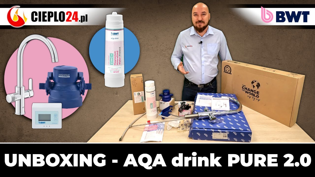 Unboxing AQA Drink Pure Urban 2.0 – Co Znajdziesz w Opakowaniu? | Cieplo24.pl