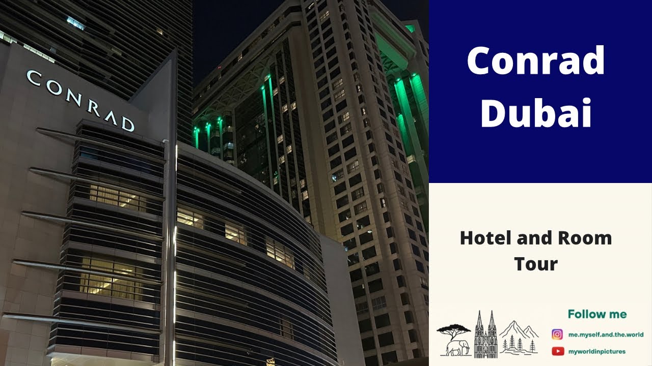 Conrad Dubai – Room Tour, Pool Deck & Breakfast | Hilton Hotel UAE