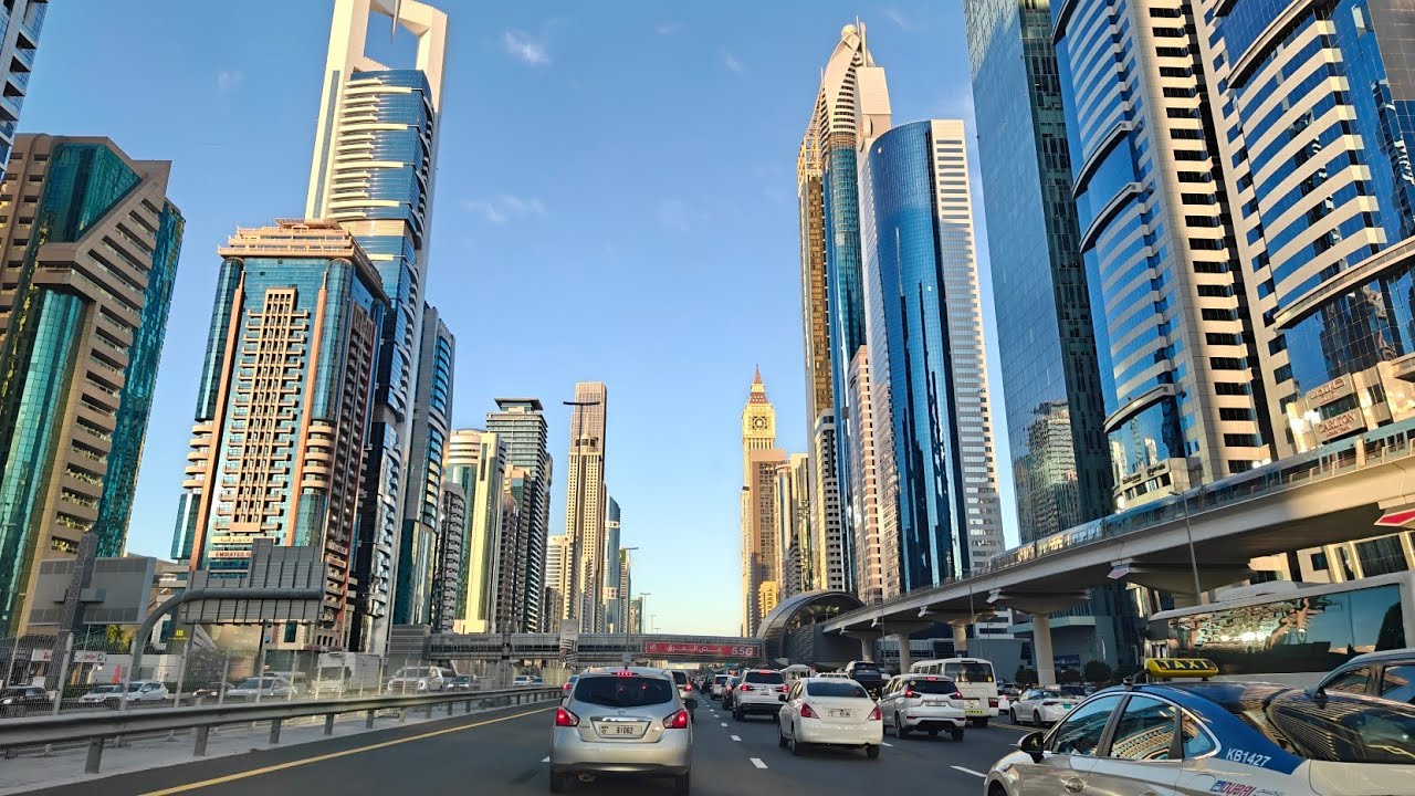 Dubai trip @ Visuals of the Sheikh Zayed Road,Downtown😍😍❤️❤️🫶🗼🏙️