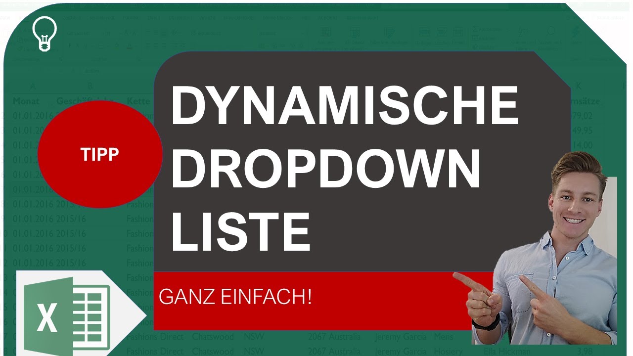 Dynamische Drop-Down-Liste in Excel I Excelpedia