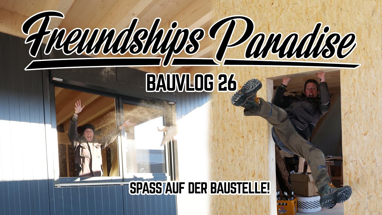 🤩Spass auf der Baustelle! Ich schneide Türen in die Wand fürs Büro und das Klo 😱 Bauvlog 26