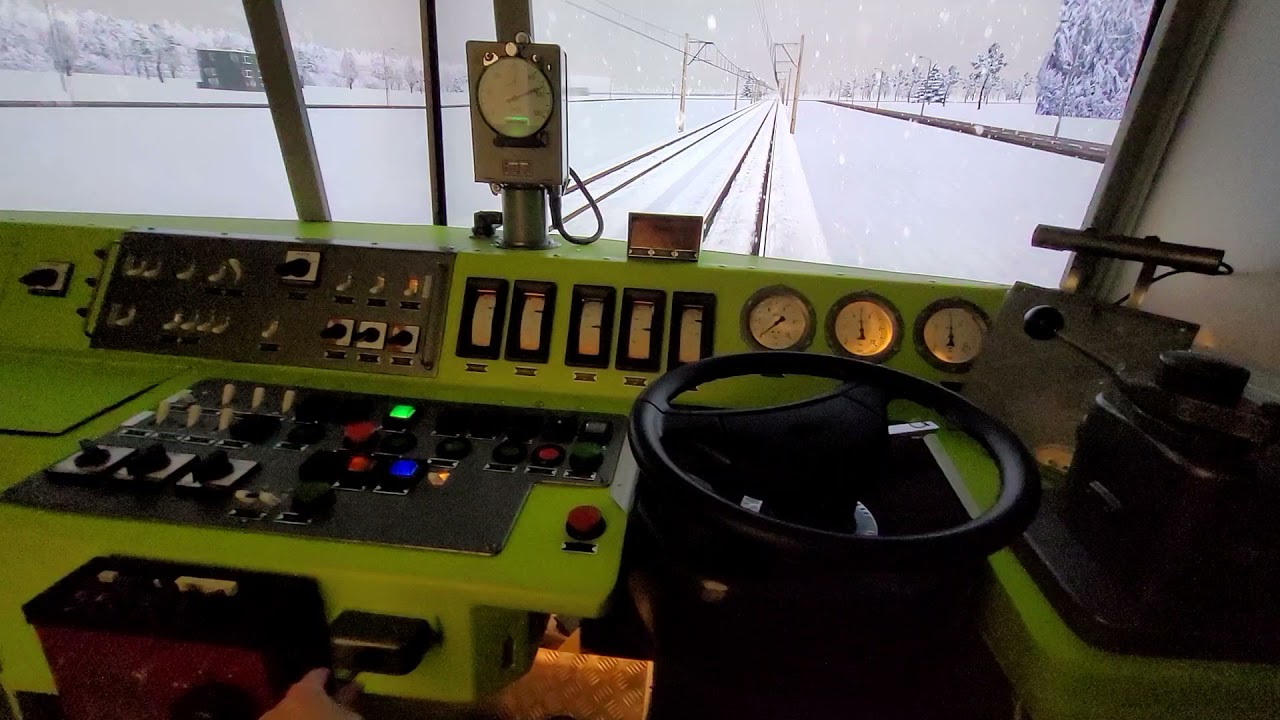 Symulator EU07 303E Sosnowiec - testy po wymianie elektroniki