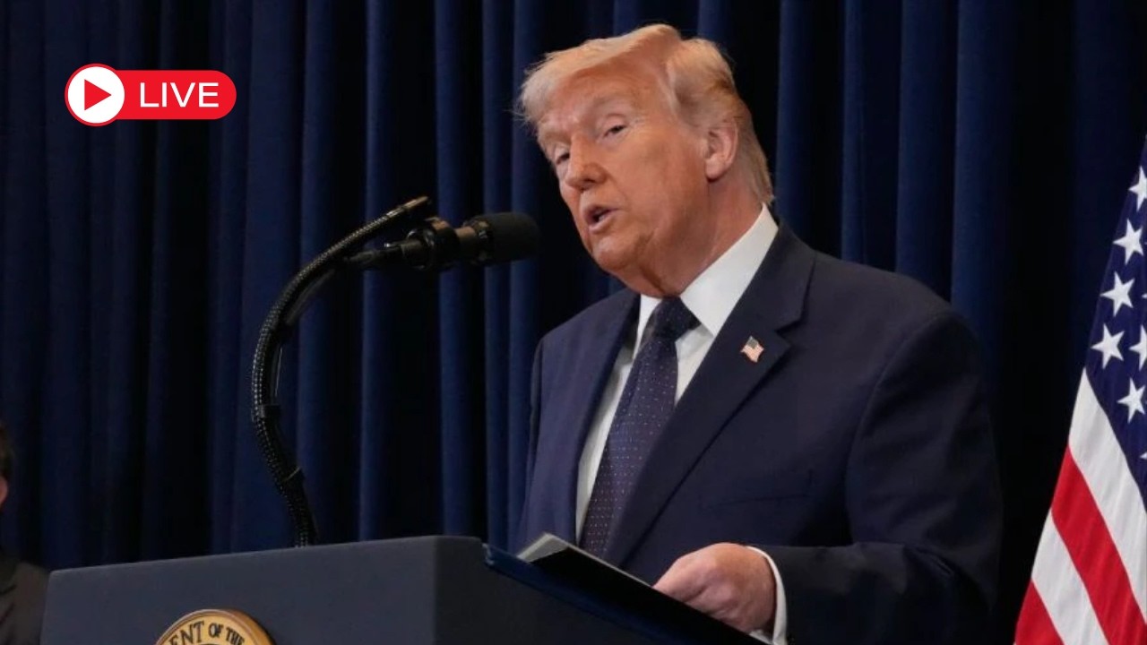 Watch LIVE: Donald Trump's Press Conference On Iran War