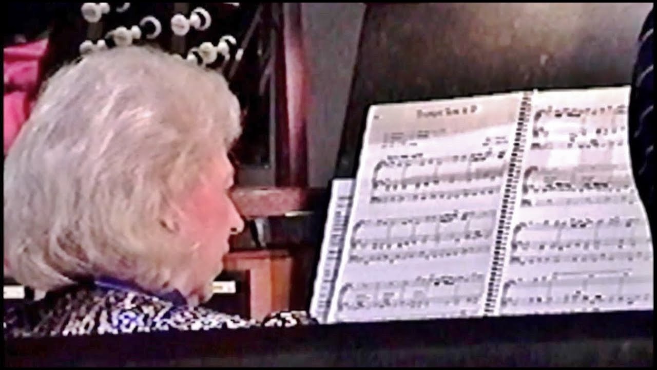 Henry Purcell, Processional Trumpet Tune in D - Diane Bish (with outtakes)