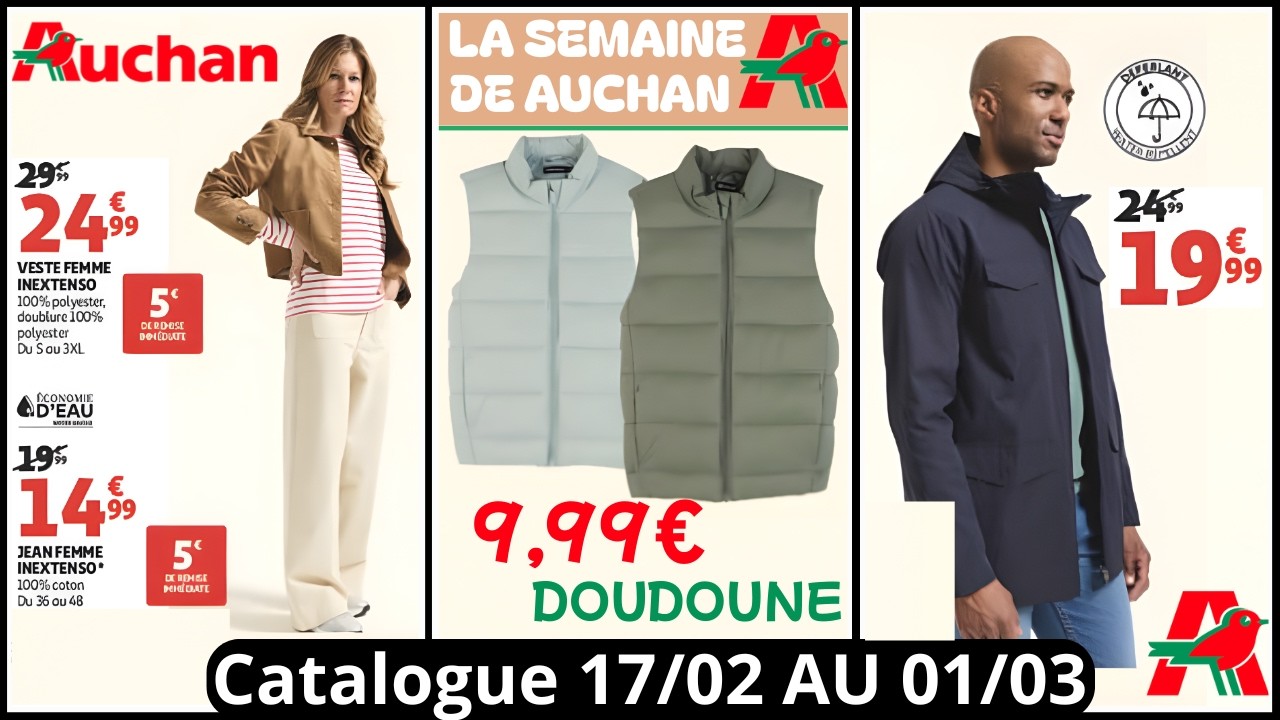 AUCHAN Catalogue De La Semaine Du 17/02/2026 AU 01/03/2026 AUCHAN Solde et Arrivage De La Semaine
