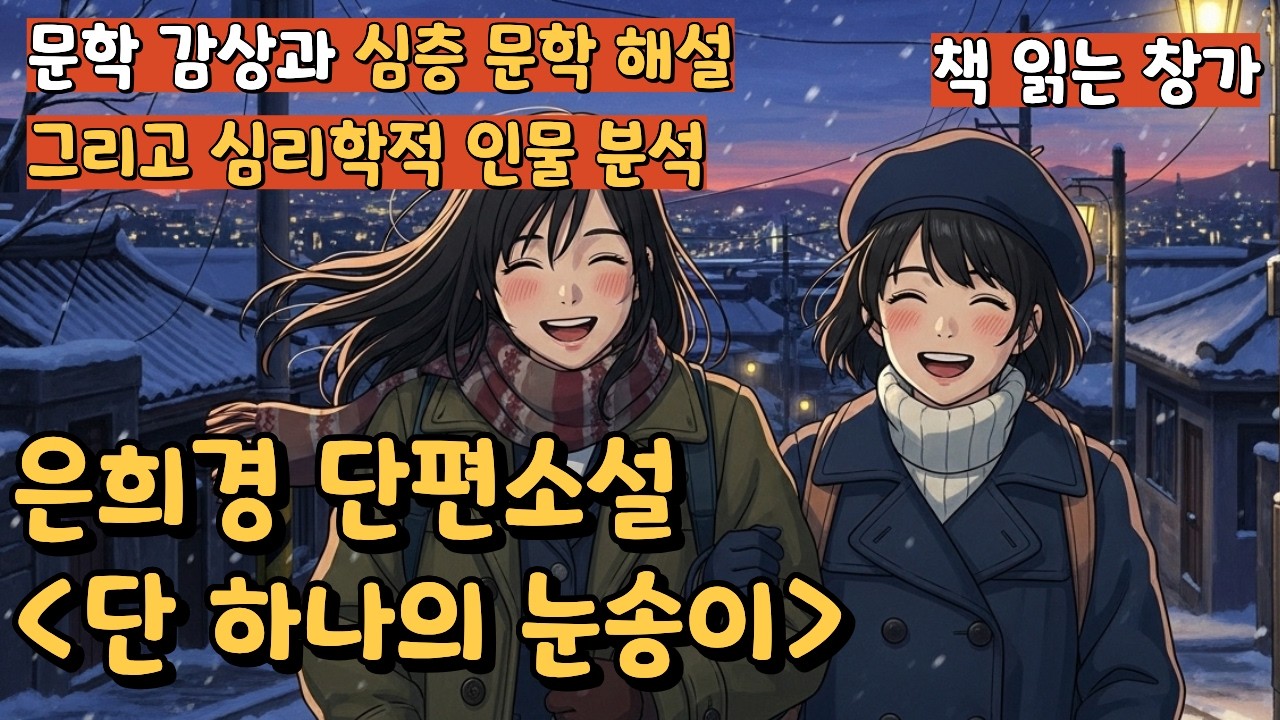 [문학 오디오북과 심층 문학 해설, 그리고 심리학적 분석] 은희경 단편소설, 단 하나의 눈송이