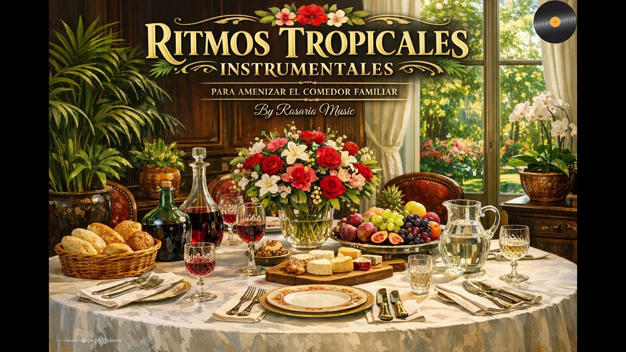BIENVENIDOS A LA MESA  RITMOS TROPICALES INSTRUMENTALES QUE AMENIZAN EL COMEDOR  By ROSARIO MUSIC
