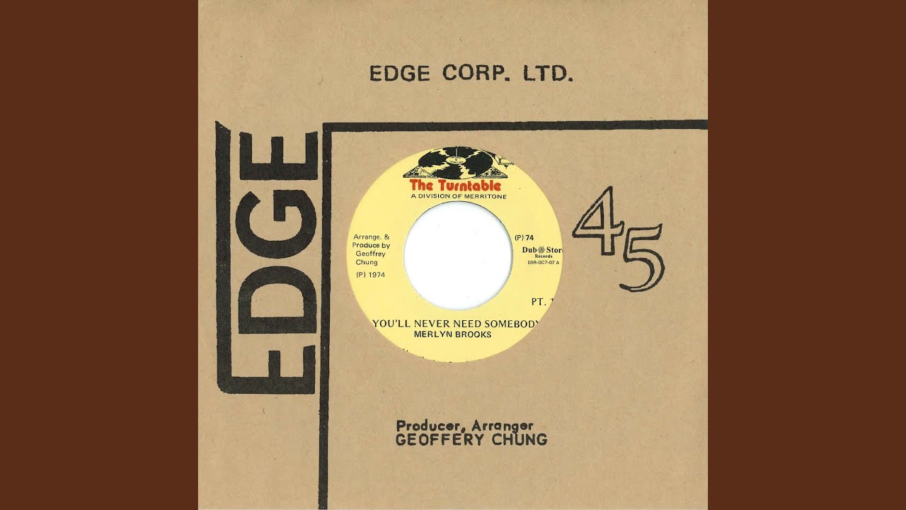 You'll Never Need Somebody