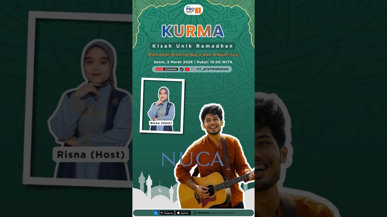 Ramadhan Bareng Nuca dan Album-nya - Senin. 02 Maret 2026