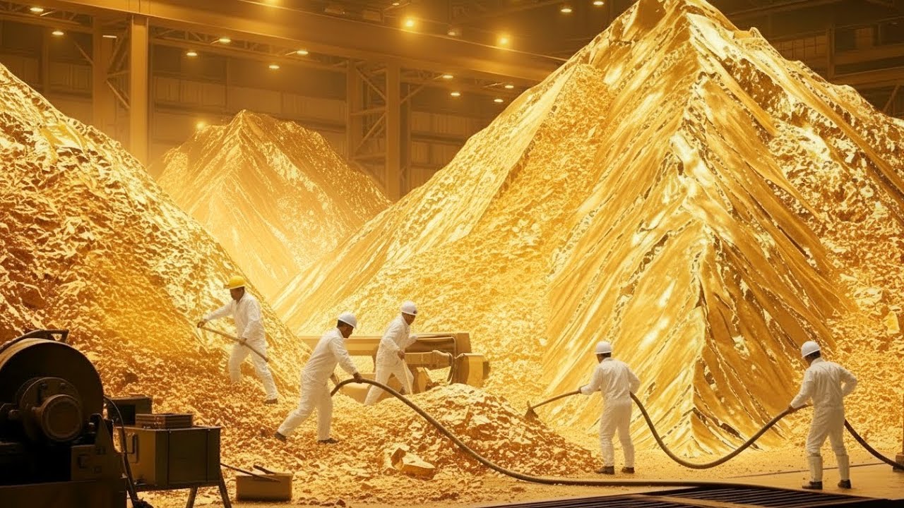 Inside the Gold Factory From Mine to Pure Luxury Gold Bars Full Process